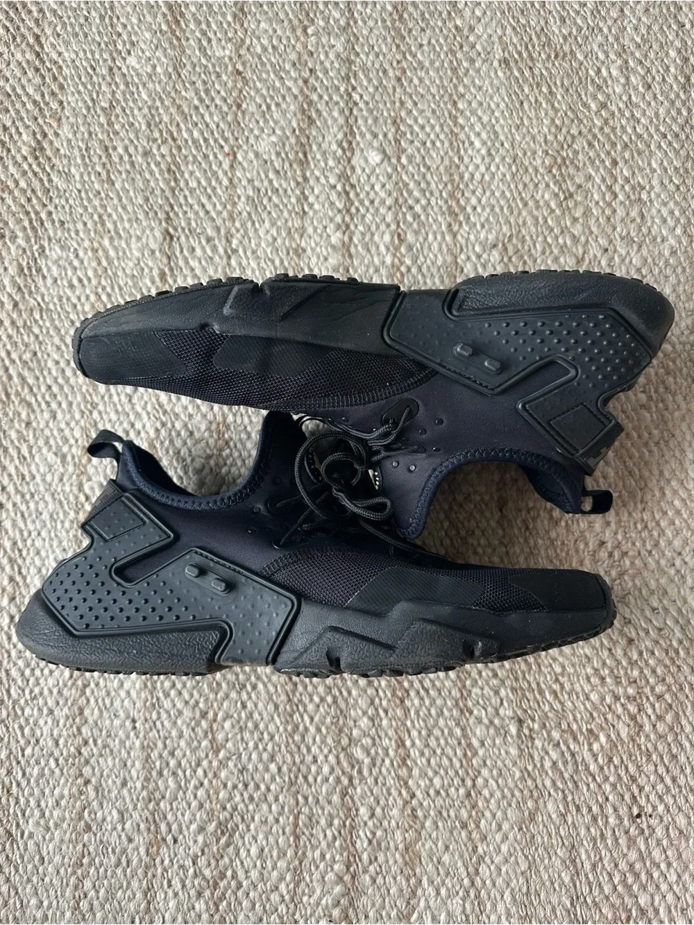 Nike Men's Air Huarache Drift Black Sneakers